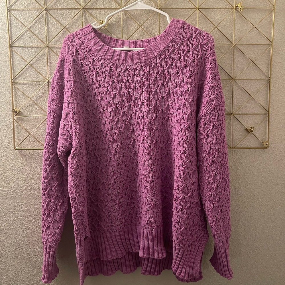 Lavender Knitted Sweater